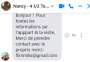 Message reçu après avoir ma demande de visite du logement.